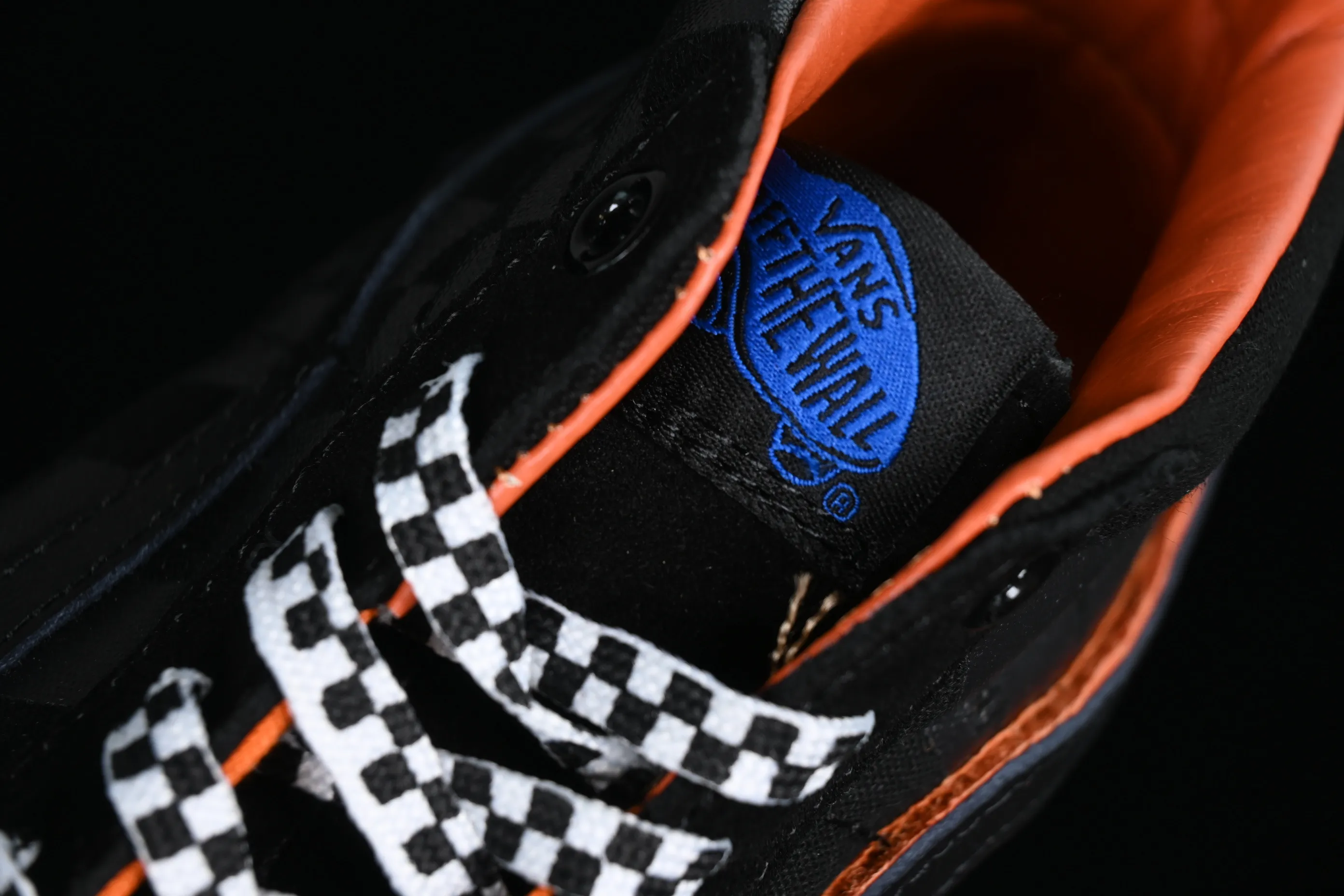 All categories Vans Vans series Vans Mid Vans SK8-Mid Vans mid-top black dark checkerboard Chinese casual sneakers VN0A391FJB2